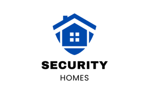 A house and shield icon for a security focused property brand — Real Estate & Home Security case study