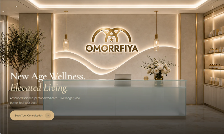 A Luxury Wellness Website That Feels Like Walking Into the Clinic — Wellness & Aesthetics case study